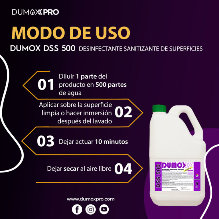 Dumox Dss Sanitizante De Superficies Litros Dumox Pro